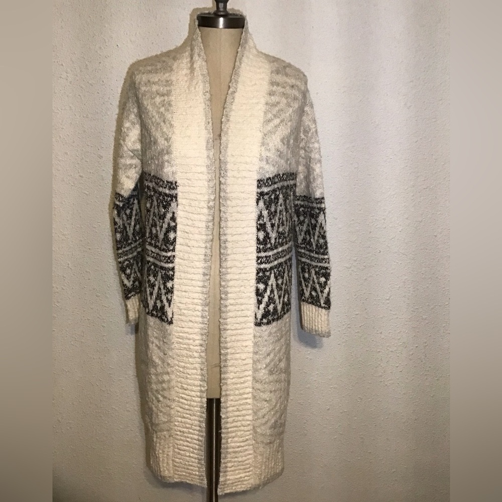 Joie long sweater open cardigan size XS